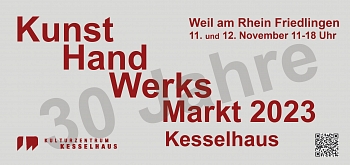 30. Kunsthandwerksmarkt im Kesselhaus 