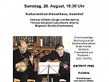 Trio "Zart besaitet"  im Kesselhaus-Innenhof 