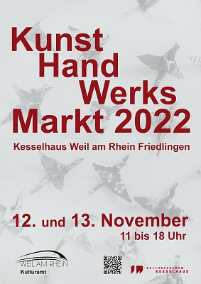 29. Kunsthandwerksmarkt im Kesselhaus am 12. u 13. November im Kesselhaus