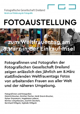 Weltfrauentag 2023 - ein Projekt der Fotografischen Gesellschaft Dreiland vom 28.02. bis 11.03.2023